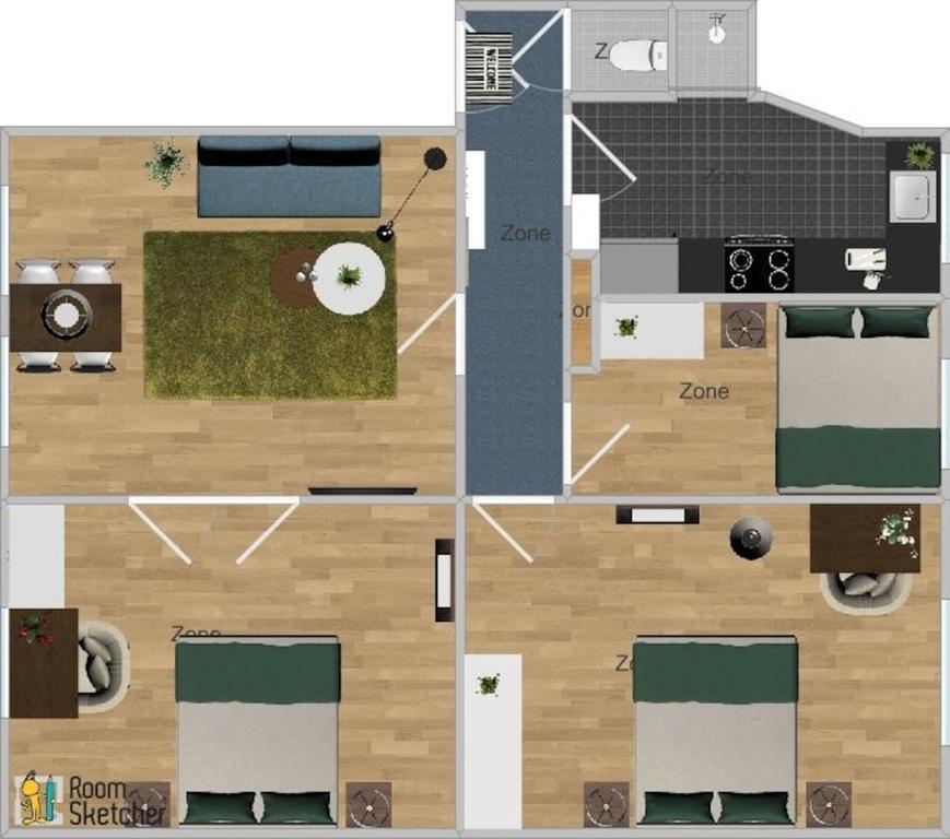 Apartament Centrally Located 4 Kopenhaga